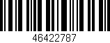 Código de barras (EAN, GTIN, SKU, ISBN): '46422787'