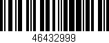 Código de barras (EAN, GTIN, SKU, ISBN): '46432999'