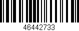 Código de barras (EAN, GTIN, SKU, ISBN): '46442733'
