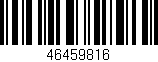 Código de barras (EAN, GTIN, SKU, ISBN): '46459816'