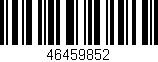 Código de barras (EAN, GTIN, SKU, ISBN): '46459852'