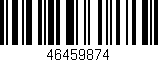 Código de barras (EAN, GTIN, SKU, ISBN): '46459874'