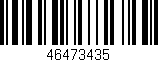 Código de barras (EAN, GTIN, SKU, ISBN): '46473435'