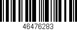 Código de barras (EAN, GTIN, SKU, ISBN): '46476283'