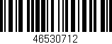 Código de barras (EAN, GTIN, SKU, ISBN): '46530712'