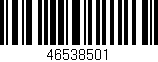 Código de barras (EAN, GTIN, SKU, ISBN): '46538501'