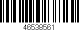 Código de barras (EAN, GTIN, SKU, ISBN): '46538561'