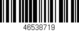 Código de barras (EAN, GTIN, SKU, ISBN): '46538719'