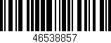 Código de barras (EAN, GTIN, SKU, ISBN): '46538857'