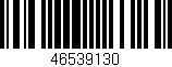 Código de barras (EAN, GTIN, SKU, ISBN): '46539130'