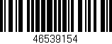 Código de barras (EAN, GTIN, SKU, ISBN): '46539154'