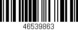 Código de barras (EAN, GTIN, SKU, ISBN): '46539863'