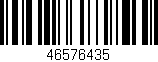 Código de barras (EAN, GTIN, SKU, ISBN): '46576435'