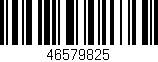 Código de barras (EAN, GTIN, SKU, ISBN): '46579825'