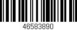 Código de barras (EAN, GTIN, SKU, ISBN): '46583890'