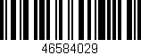 Código de barras (EAN, GTIN, SKU, ISBN): '46584029'
