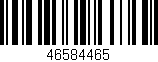 Código de barras (EAN, GTIN, SKU, ISBN): '46584465'