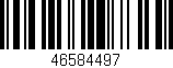 Código de barras (EAN, GTIN, SKU, ISBN): '46584497'