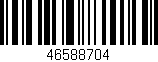 Código de barras (EAN, GTIN, SKU, ISBN): '46588704'