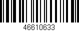 Código de barras (EAN, GTIN, SKU, ISBN): '46610633'