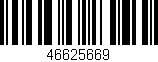 Código de barras (EAN, GTIN, SKU, ISBN): '46625669'