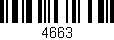 Código de barras (EAN, GTIN, SKU, ISBN): '4663'