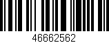 Código de barras (EAN, GTIN, SKU, ISBN): '46662562'