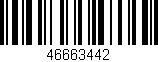 Código de barras (EAN, GTIN, SKU, ISBN): '46663442'
