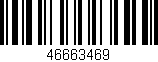 Código de barras (EAN, GTIN, SKU, ISBN): '46663469'