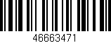 Código de barras (EAN, GTIN, SKU, ISBN): '46663471'