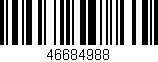 Código de barras (EAN, GTIN, SKU, ISBN): '46684988'