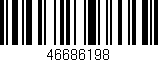 Código de barras (EAN, GTIN, SKU, ISBN): '46686198'