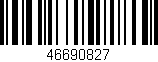 Código de barras (EAN, GTIN, SKU, ISBN): '46690827'
