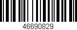 Código de barras (EAN, GTIN, SKU, ISBN): '46690829'