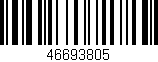 Código de barras (EAN, GTIN, SKU, ISBN): '46693805'