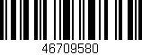 Código de barras (EAN, GTIN, SKU, ISBN): '46709580'