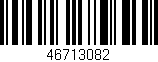 Código de barras (EAN, GTIN, SKU, ISBN): '46713082'