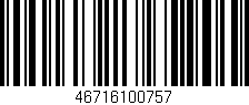 Código de barras (EAN, GTIN, SKU, ISBN): '46716100757'