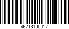 Código de barras (EAN, GTIN, SKU, ISBN): '46716100917'