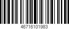 Código de barras (EAN, GTIN, SKU, ISBN): '46716101983'