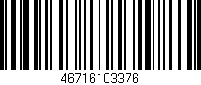 Código de barras (EAN, GTIN, SKU, ISBN): '46716103376'