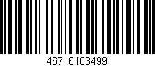 Código de barras (EAN, GTIN, SKU, ISBN): '46716103499'