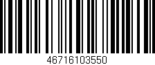 Código de barras (EAN, GTIN, SKU, ISBN): '46716103550'