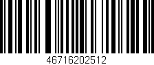 Código de barras (EAN, GTIN, SKU, ISBN): '46716202512'