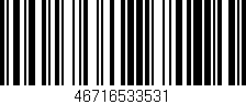 Código de barras (EAN, GTIN, SKU, ISBN): '46716533531'