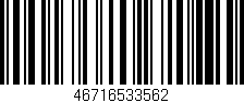 Código de barras (EAN, GTIN, SKU, ISBN): '46716533562'