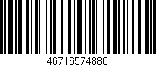 Código de barras (EAN, GTIN, SKU, ISBN): '46716574886'