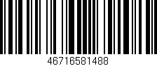 Código de barras (EAN, GTIN, SKU, ISBN): '46716581488'