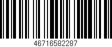 Código de barras (EAN, GTIN, SKU, ISBN): '46716582287'