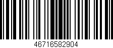 Código de barras (EAN, GTIN, SKU, ISBN): '46716582904'